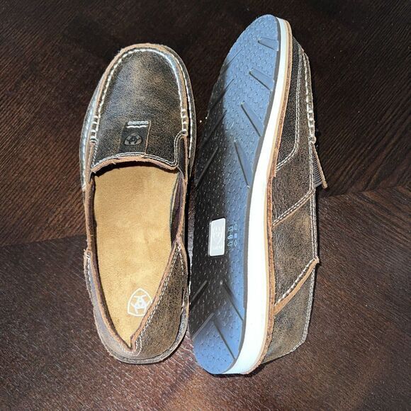 Ariat® Ladies Cruiser Vintage Bomber Brown Casual Slip-on Womens 7 Med NWOB‎ - Picture 6 of 9